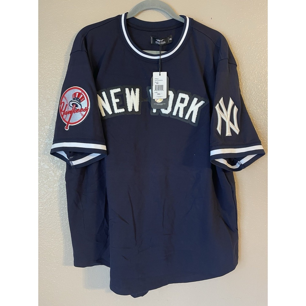 Men's 3XL NWT New York Yankees Pro‎ Standard Chenille Logo Short Sleeve Shirt